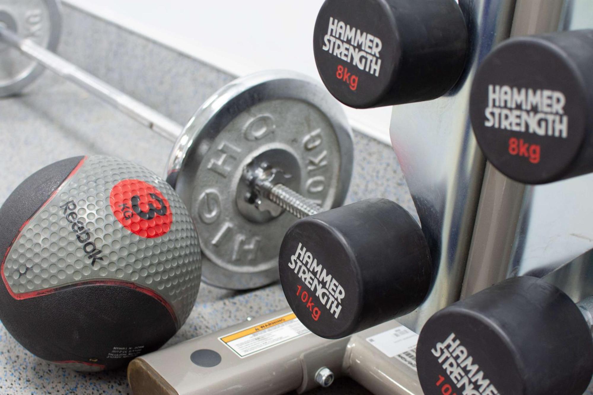 Radisson Blu Hotel Jerevan Eksteriør bilde A set of Hammer Strength dumbbells